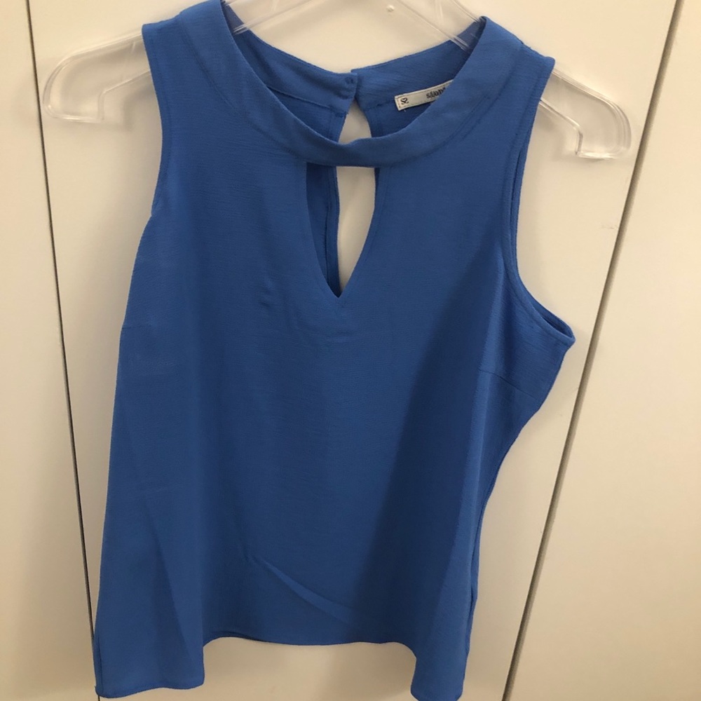 Sky blue halter top